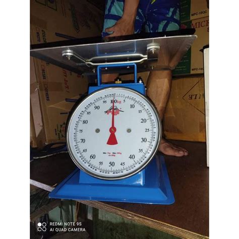 Fuji 100kg mechanical weighing scale .